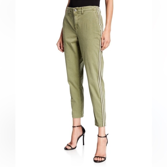 L'AGENCE Pants - Lagence Green Tuxedo Stripe Pants NWT